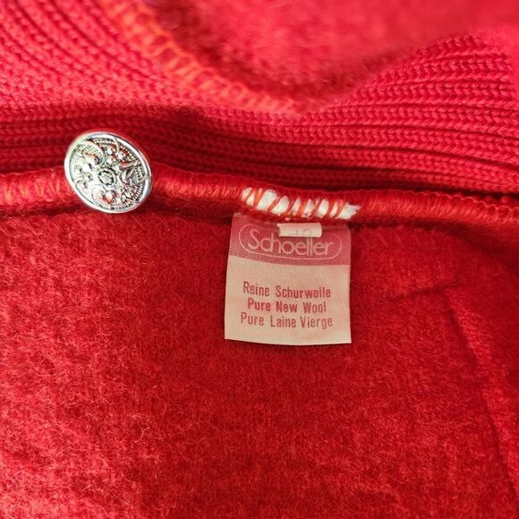 Vintage Giesswein Austrian Boiled Wool Button Front Blazer Jacket Size Large - Picture 6 of 6